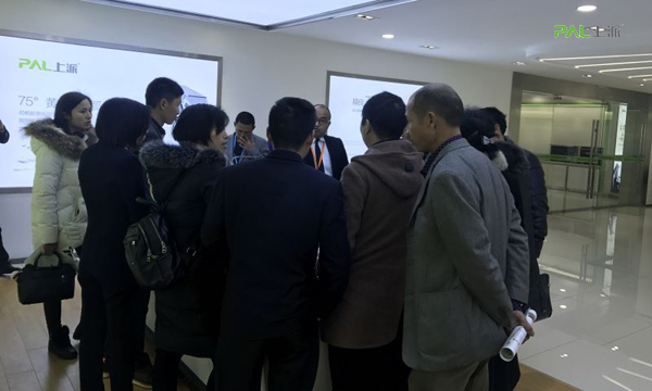  记山东、河南客户组团一行考察上派电器