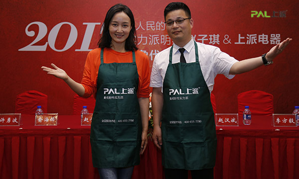 携手《人民的名义》赵子琪，上派品牌升级全面启动