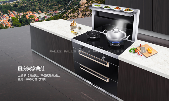 厨房时尚之美|上派集成灶F19