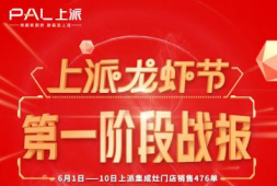 上派龙虾节首战告捷，狂售476单！