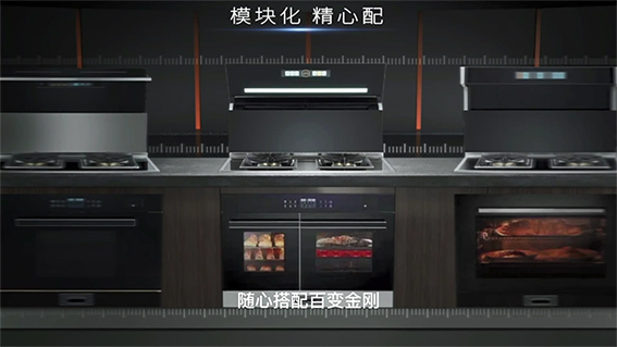 上派嵌装集成灶之随心搭配百变金刚，厨房升级不用怕