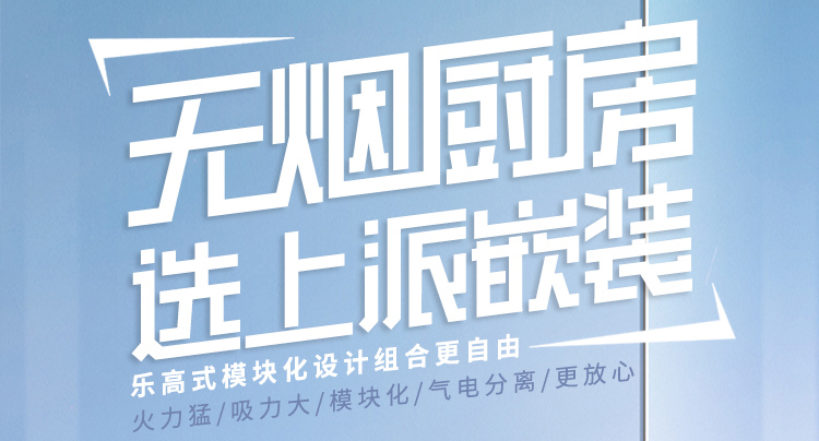 无烟厨房，选上派嵌装
